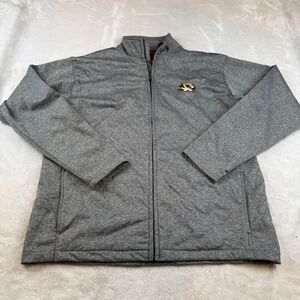 Missouri‎ Tigers Knights Apparel Gray Full Zip Jacket L/G Mens Mizzou NCAA